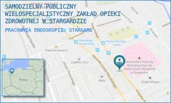 PRACOWNIA ENDOSKOPII - SAMODZIELNY PUBLICZNY WIELOSPECJALISTYCZNY ZAKŁAD OPIEKI ZDROWOTNEJ W STARGARDZIE - WOJSKA POLSKIEGO 27,  STARGARD