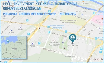 PORADNIA CHORÓB METABOLICZNYCH - LECH INVESTMENT SPÓŁKA Z OGRANICZONA ODPOWIEDZIALNOŚCIĄ - PPOR. EDMUNDA ŁOPUSKIEGO 52,  KOŁOBRZEG