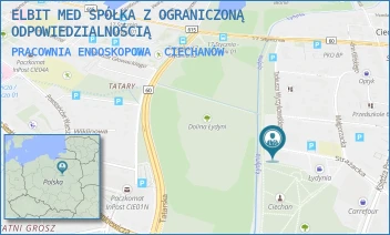PRACOWNIA ENDOSKOPOWA - ELBIT MED SPÓŁKA Z OGRANICZONĄ ODPOWIEDZIALNOŚCIĄ - STRAŻACKA 7,  CIECHANÓW