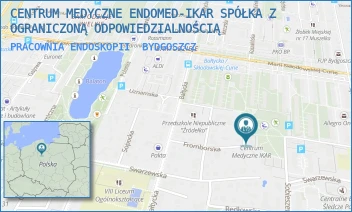PRACOWNIA ENDOSKOPII - CENTRUM MEDYCZNE ENDOMED-IKAR SPÓŁKA Z OGRANICZONĄ ODPOWIEDZIALNOŚCIĄ - FROMBORSKA 18,  BYDGOSZCZ